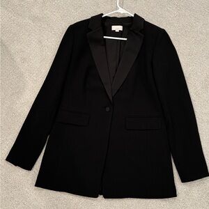Loft Oversized Black Blazer Size 6T / M